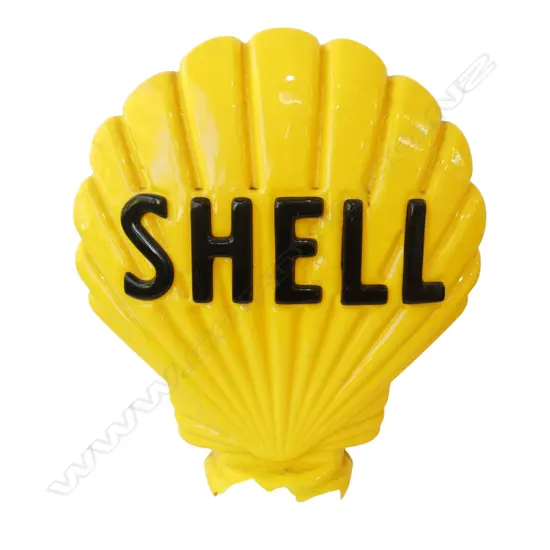 SHELL ADVERTISING PETROL BOWSER SIGN faults H.470mm