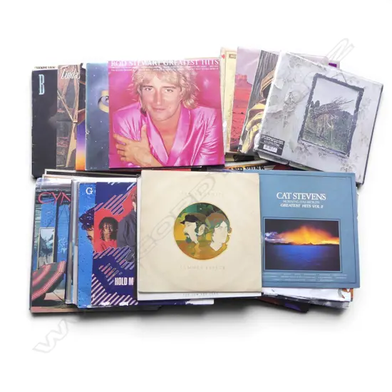 LG COLLECTION OF LPs Incl. LED ZEPPLIN, THE EAGLES, TOTO etc