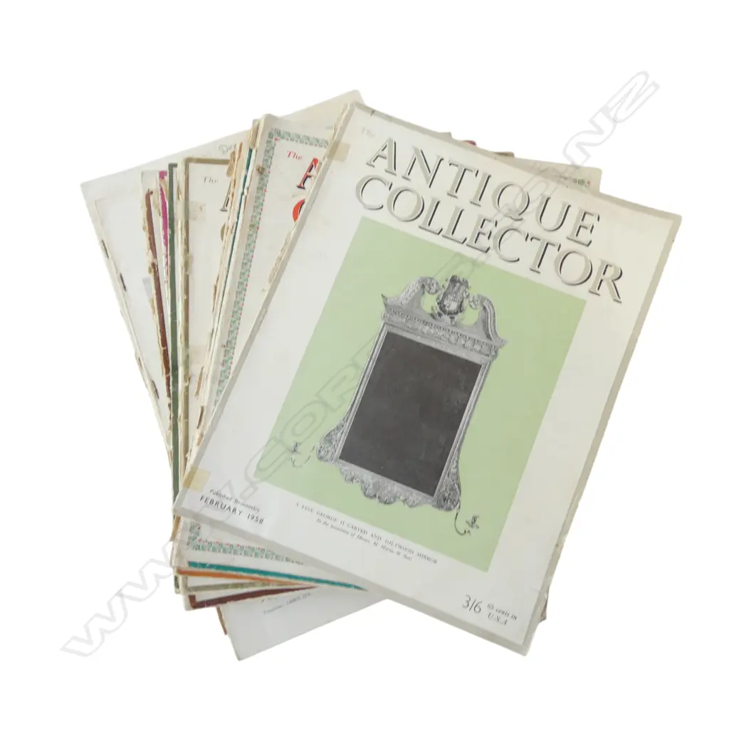 VINTAGE 1940’S ANTIQUE COLLECTOR MAGAZINES FROM ENGLAND 16PCS, L.285MM Image 1++