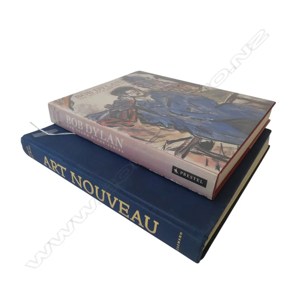 2 REFERENCE BOOKS; BOB DYLAN & ART NOUVEAU  Image 1++