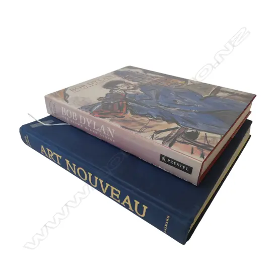 2 REFERENCE BOOKS; BOB DYLAN & ART NOUVEAU 