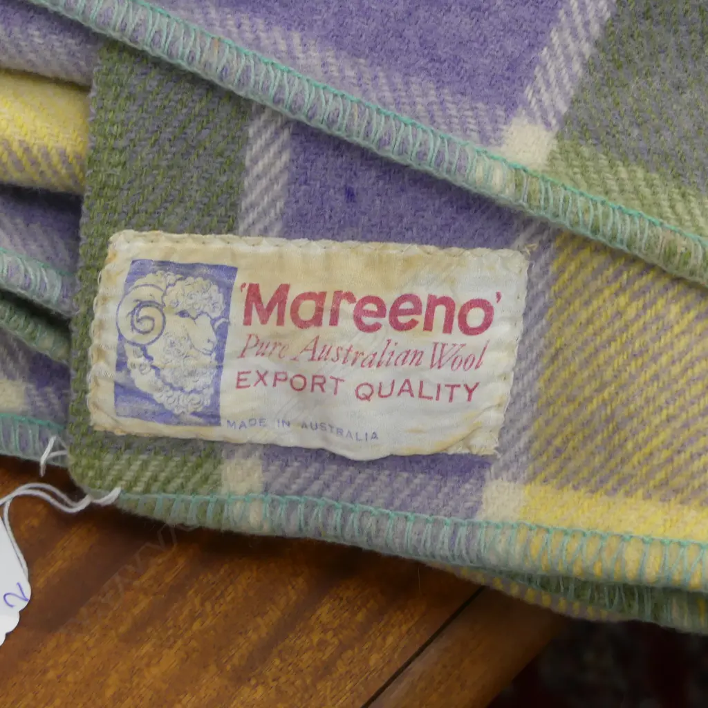 2 WOOL BLANKETS Image 1++