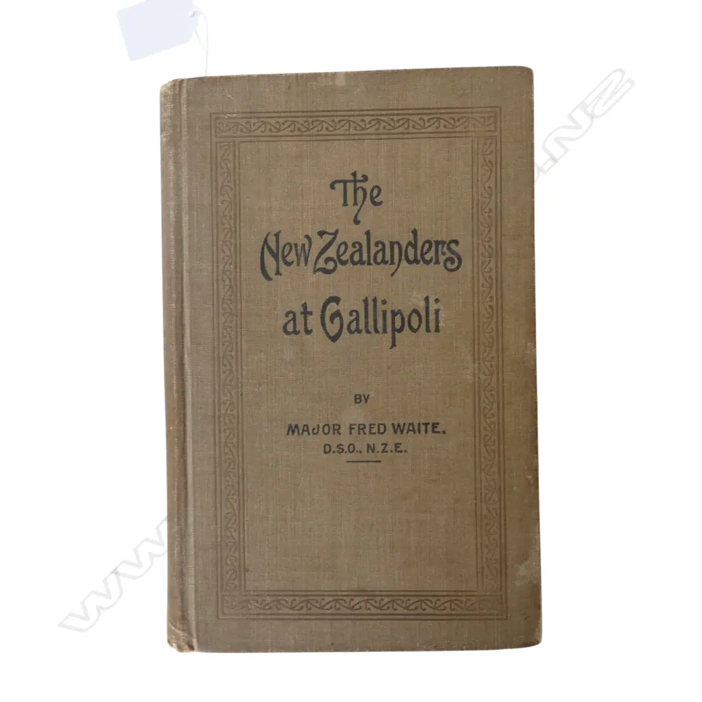 OFFICIAL HISTORY OF NZ IN THE GREAT WAR, THE NEW ZEALANDERS AT GALLOPOLI, FIRST EDITION 1919, FOLDING MAP Image 1++