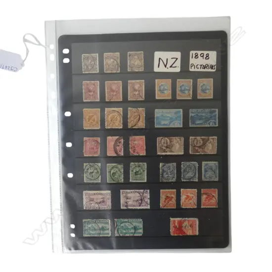 NZ 1898 PICTORIAL STAMPS