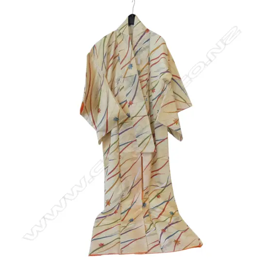 JAPANESE KIMONO autumnal pattern