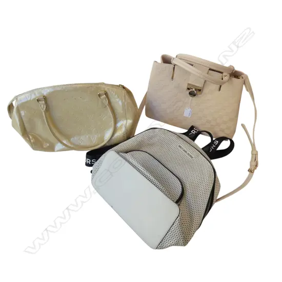 3 FASHION BAGS; 'LOUIS VUITTON', MICHAEL KORS, MILANO