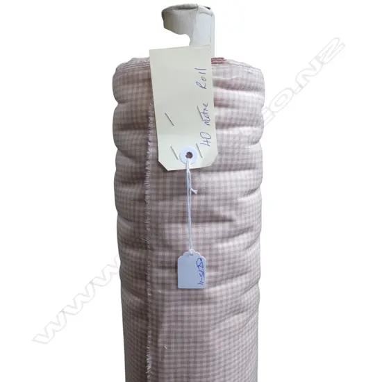 FABRIC BOLT; PINK CHECK 40M ROLL