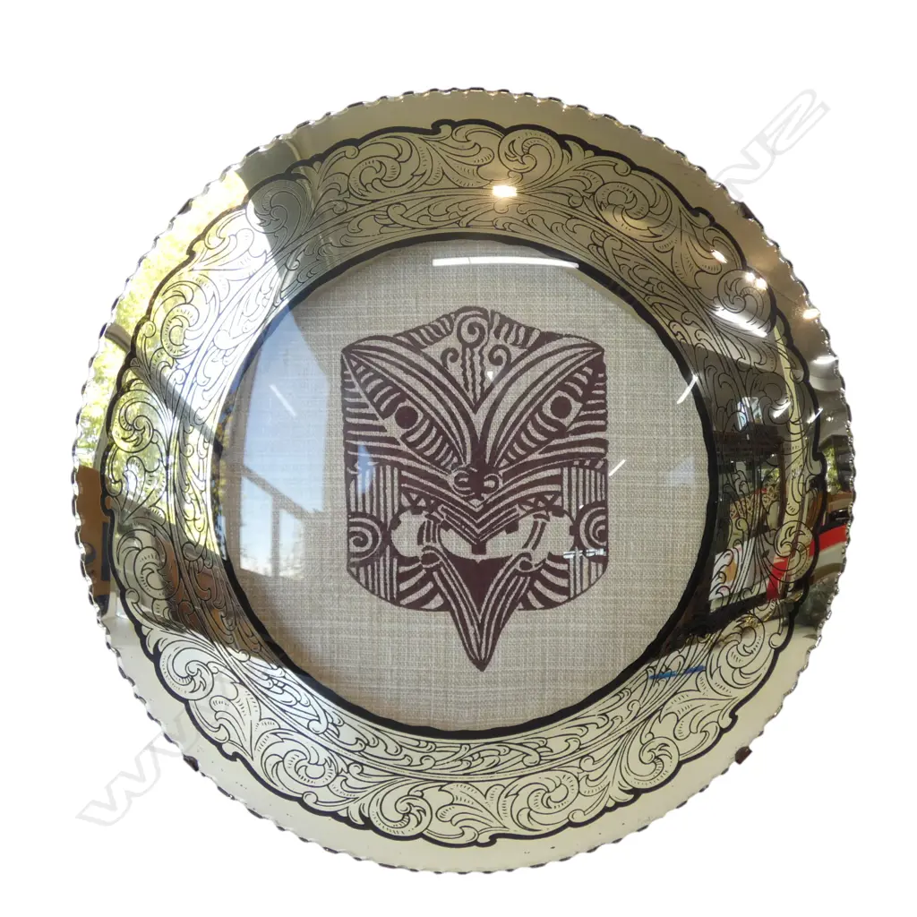 RETRO MIRROR 370mm dia Image 1++