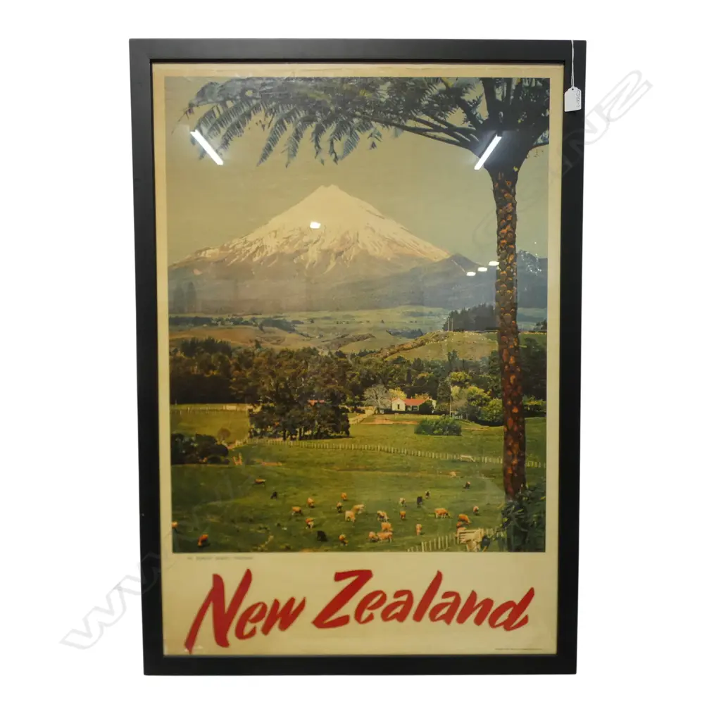FRAMED PICTORIAL PUBLICATIONS Ltd POSTER OF MT EGMONT 935x635mm Image 1++