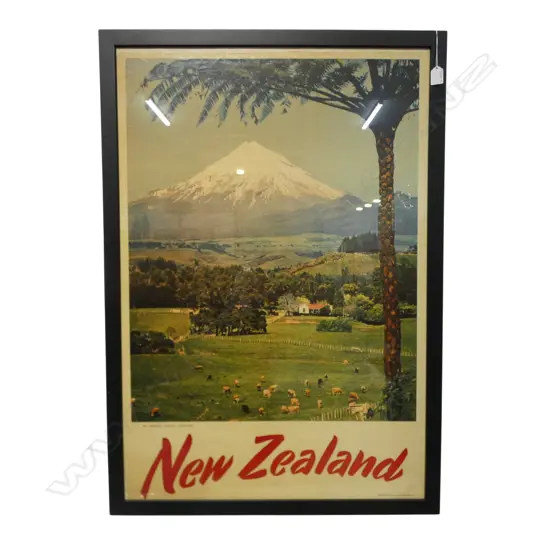 FRAMED PICTORIAL PUBLICATIONS Ltd POSTER OF MT EGMONT 935x635mm