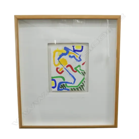 ANGUS DE LANGE 'JUMP FOR JOY' ACRYLIC ON PAPER 185x140mm 