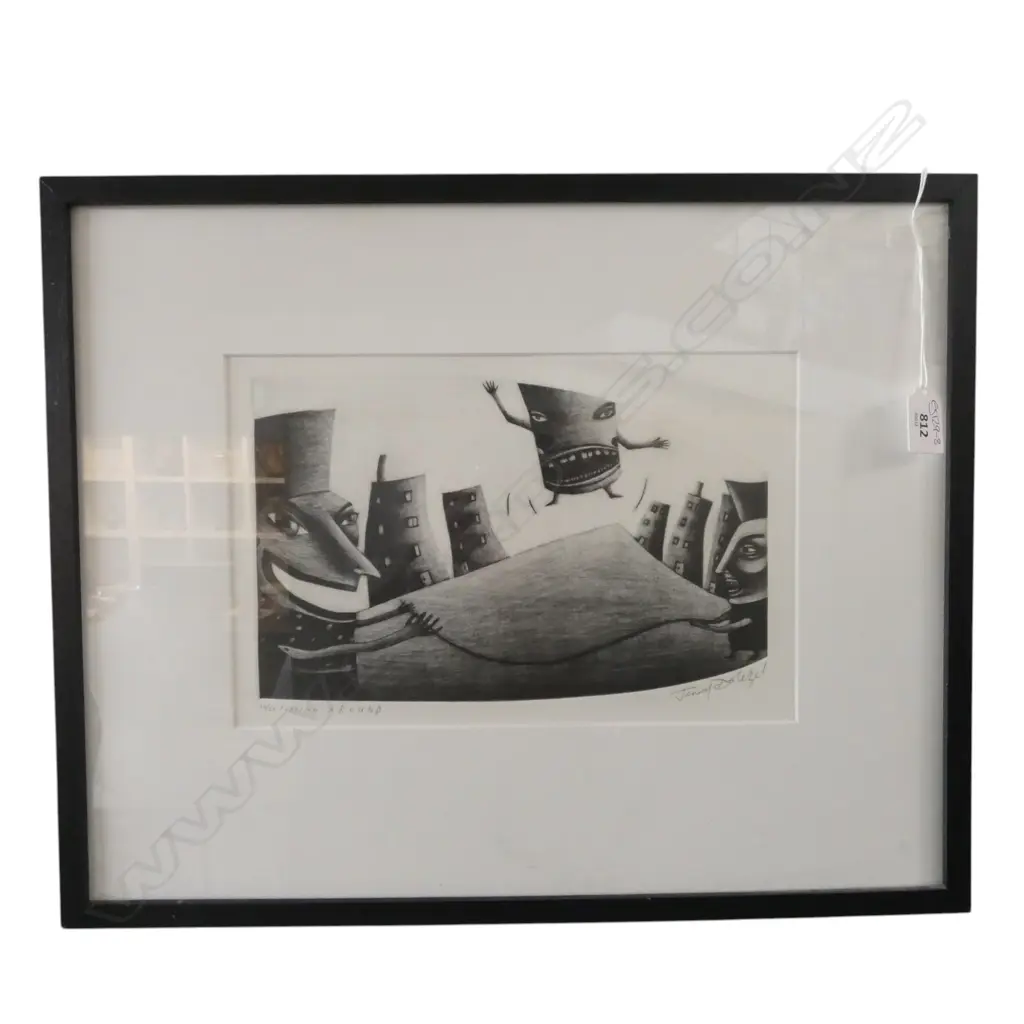 JENNY DOLEZEL, PLAYING AROUND, MEZZO PRINT Ed.16/20, 95x305mm Image 1++