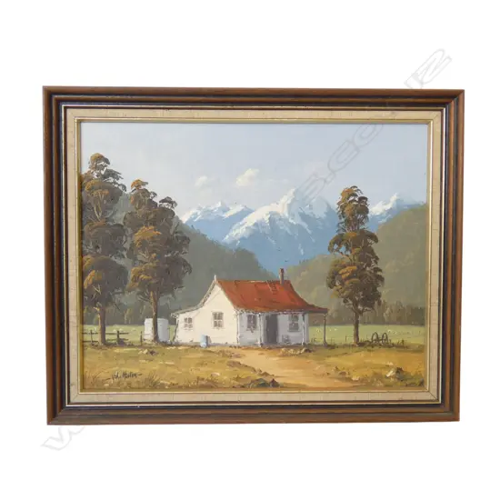 JOHN HORTON, WESTLAND COTTAGE, OIL ON BOARD, 340x440mm