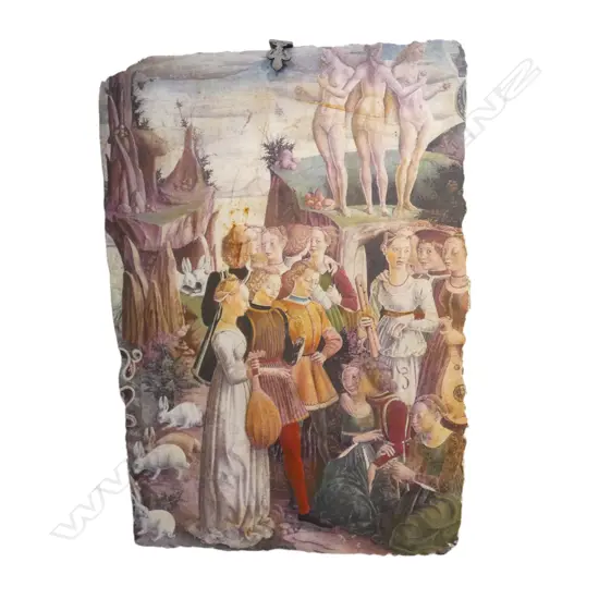 RENAISSANCE ARTWORK ON CEMENT TILE 560x390mm