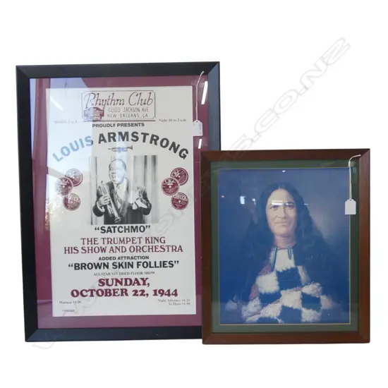 2 FRAMED PRINTS INCLUDING LINDAUER 525x330mm