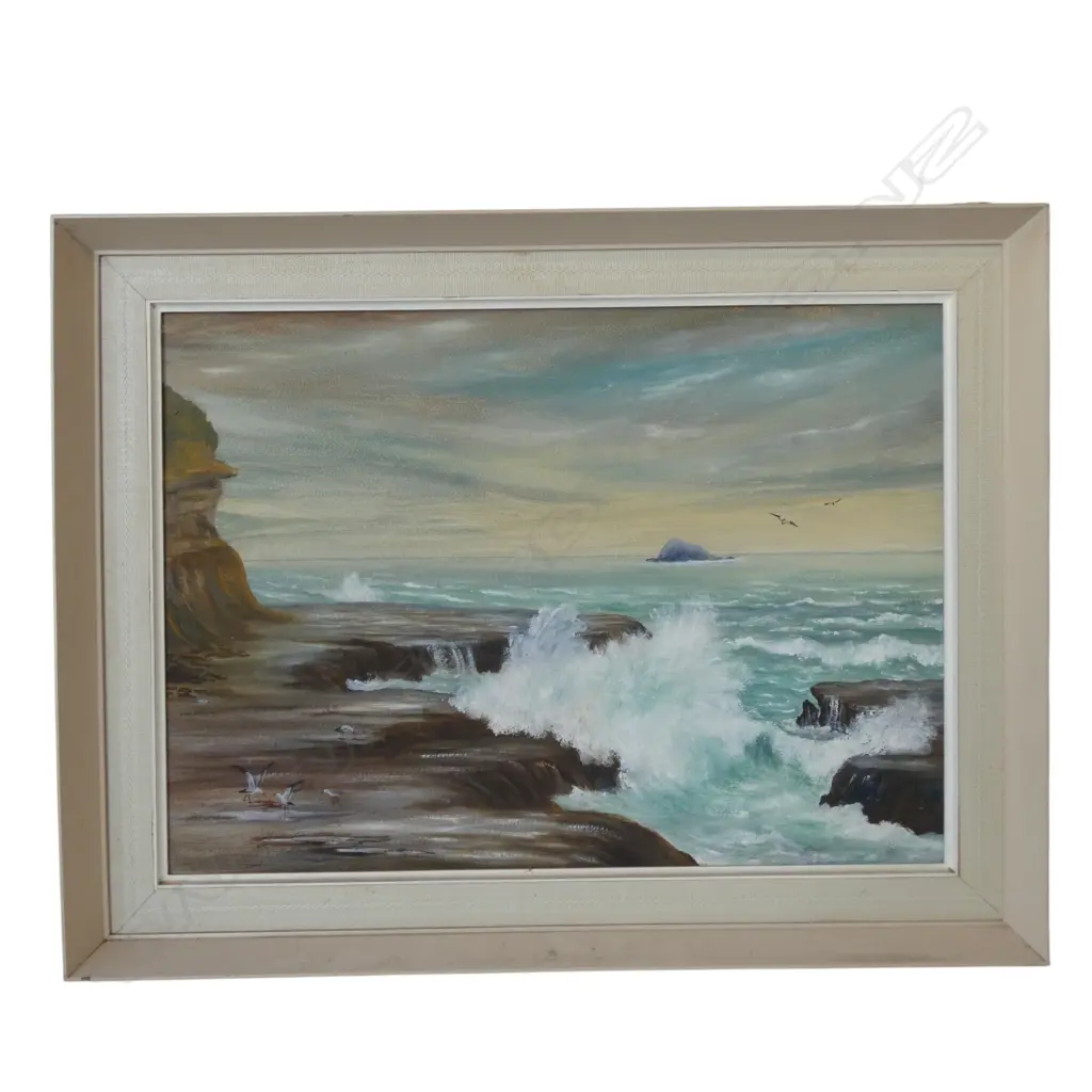 JOY PORTER FIELD ACRYLIC ON BOARD. Signed & entitled verso. 390 x 545mm Image 1++