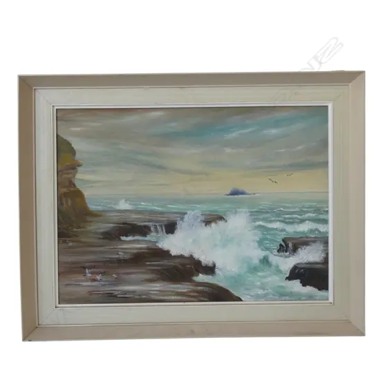 JOY PORTER FIELD ACRYLIC ON BOARD. Signed & entitled verso. 390 x 545mm