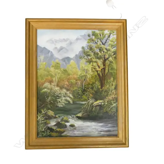 HILDA WHITE, MILFORD SCENE, OIL, 390x290mm