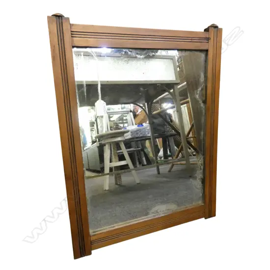 ANTIQUE MIRROR, WOODEN FRAME 570x440mm