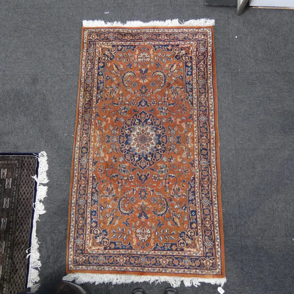 HAND KNOTTED WOOL PILE RUG 1560x890mm Image 1++