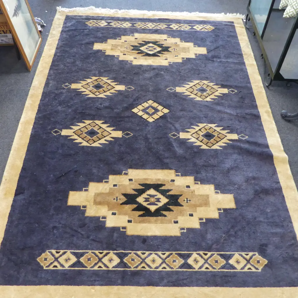 MACHINED RUG 2800x1840mm, GEOMETRIC DESIGN, MADE IN BANGLADESH Image 1++