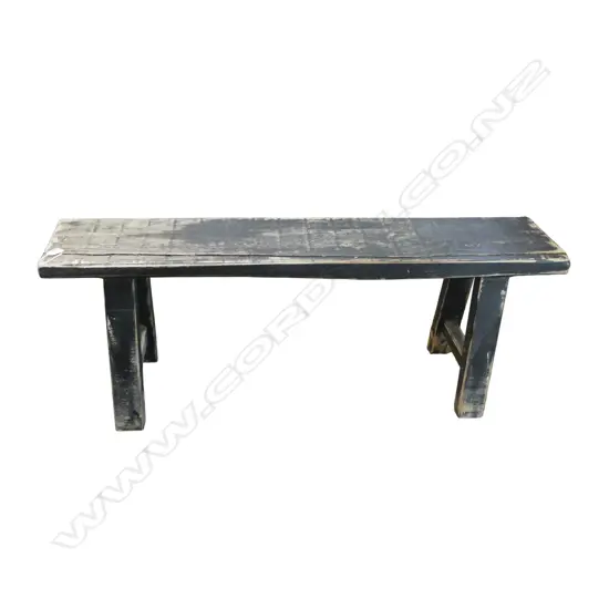 DISTRESSED WOODEN BENCH 1200x325x450mm