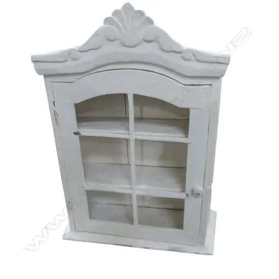 FRENCH WHITE PAINTED WALL CABINET 480x165x575mm