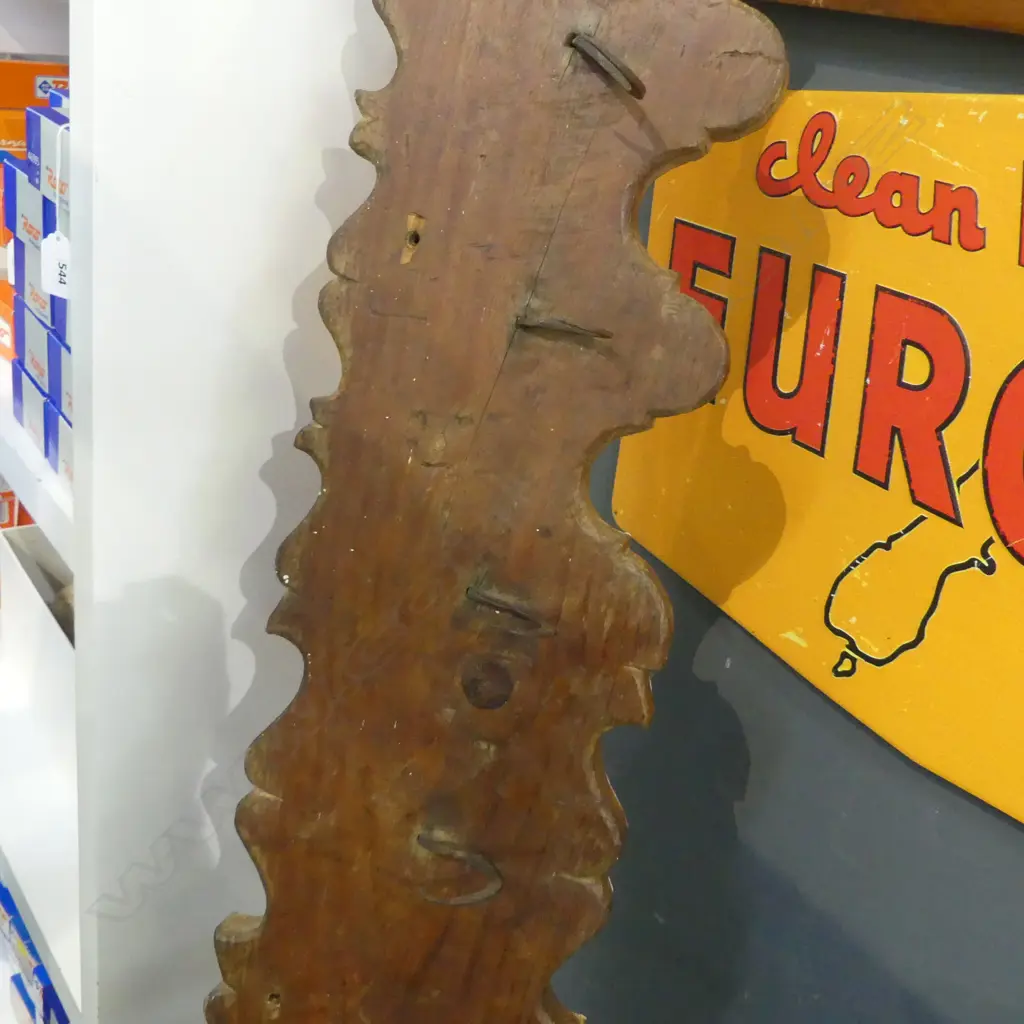 VINTAGE WOODEN COAT HOOKS L.1600mm Image 1++
