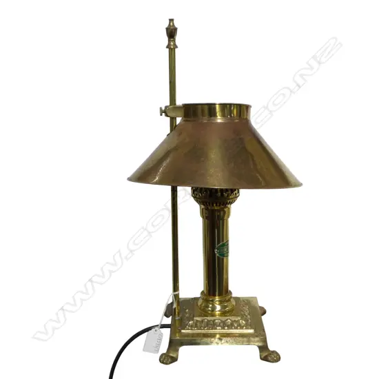 BRASS TABLE LAMP H.450mm