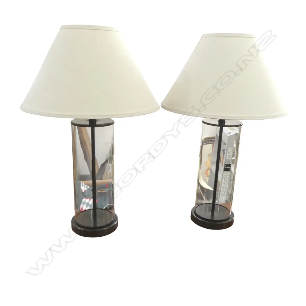 PR GLASS CYLINDER TABLE LAMPS H.720mm Image 1++