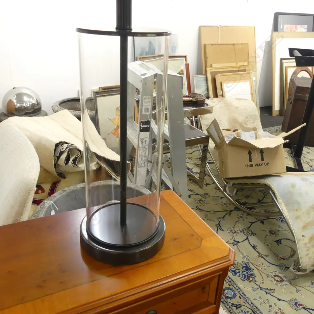PR GLASS CYLINDER TABLE LAMPS H.720mm Image 1++