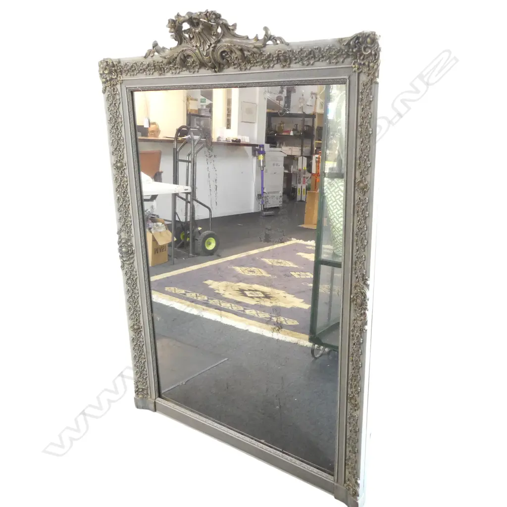 LG VINTAGE FRENCH MIRROR, PAINTED FRAME 1590x1100mm Image 1++