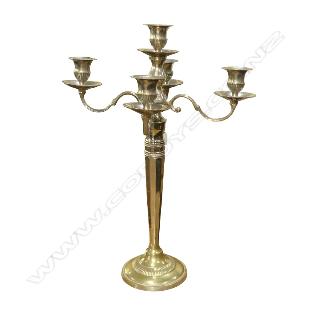 SILVER METAL CANDELABRA H.620mm  Image 1++
