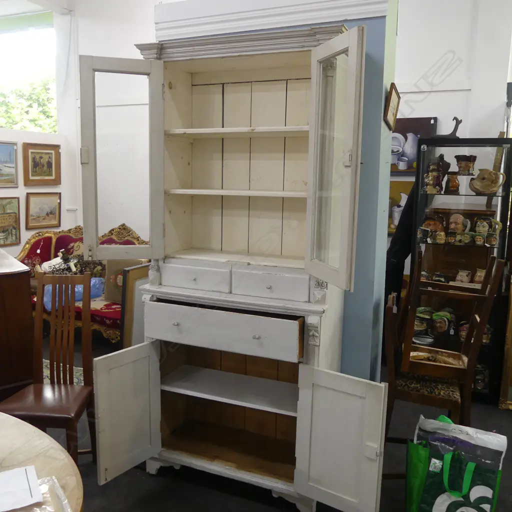 WHITE PAINTED CABINET 925x420x2100mm Image 1++