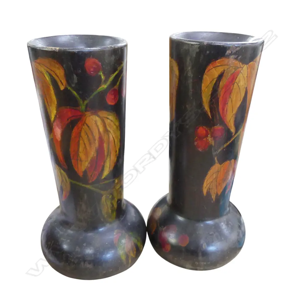 PR WOODEN VASES H.275mm Image 1++