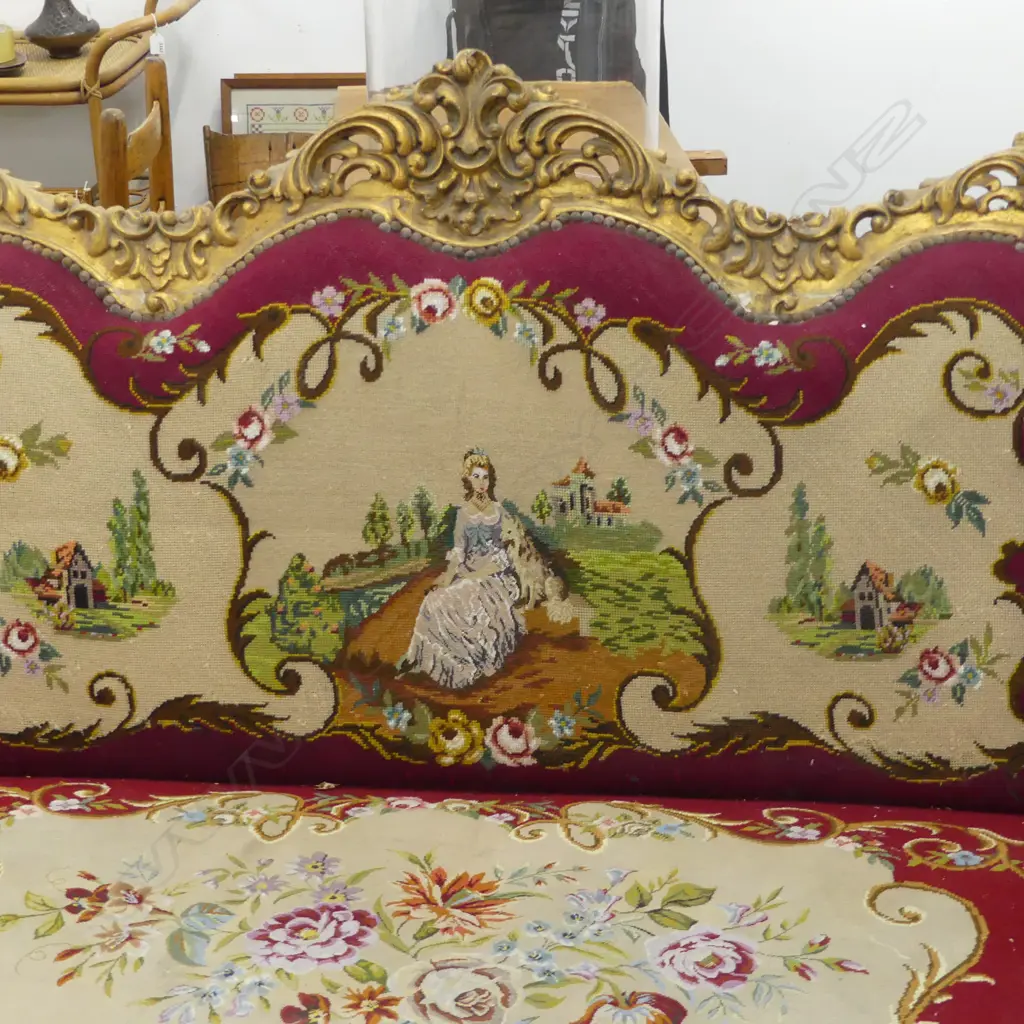 ORNATE GILT FRENCH SOFA W.2000mm approx. Image 1++