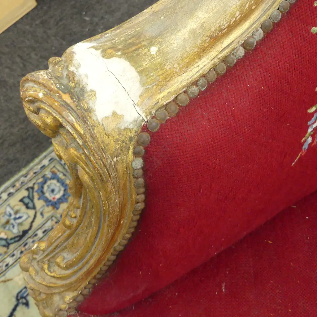 ORNATE GILT FRENCH SOFA W.2000mm approx. Image 1++