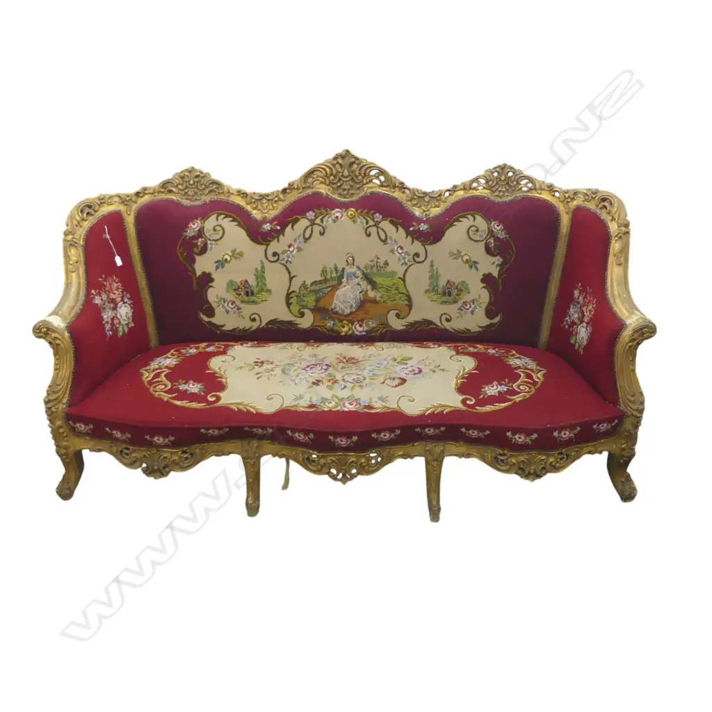ORNATE GILT FRENCH SOFA W.2000mm approx. Image 1++