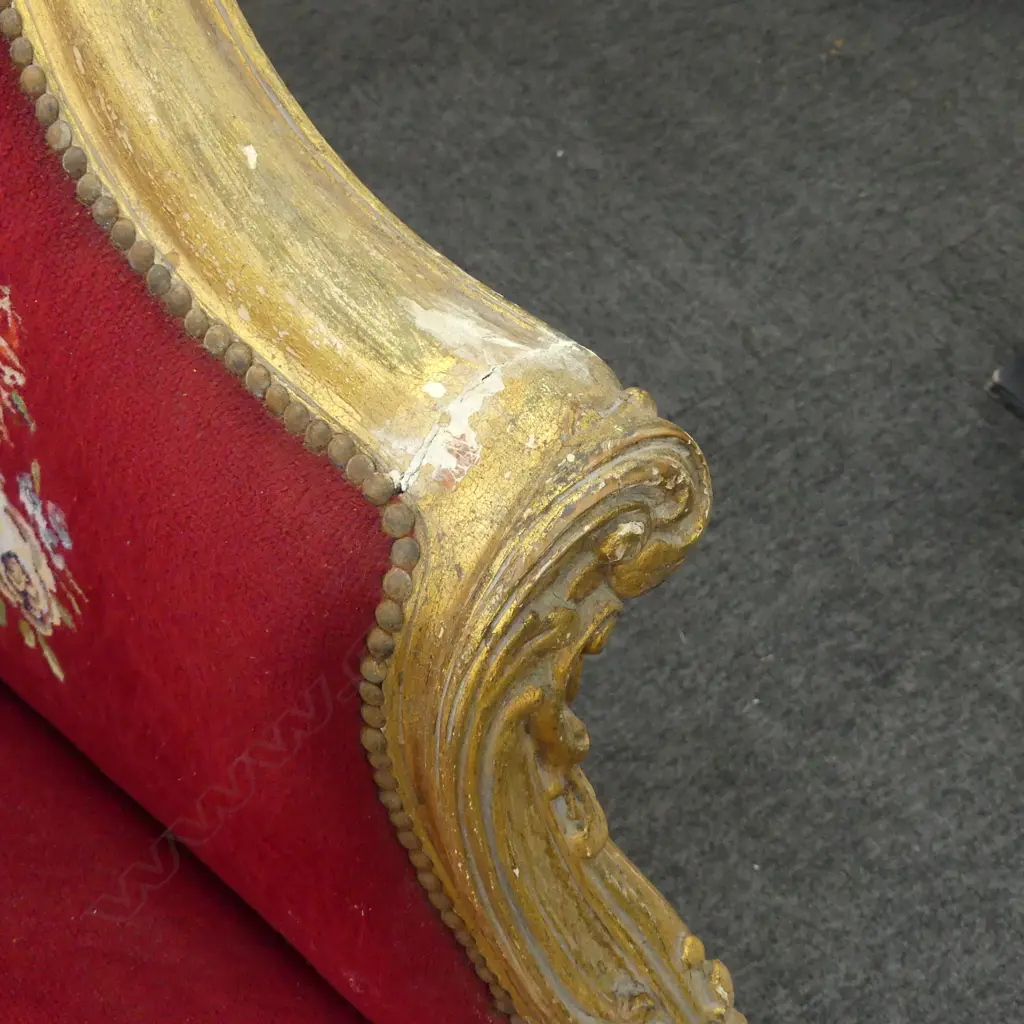 ORNATE GILT FRENCH SOFA W.2000mm approx. Image 1++