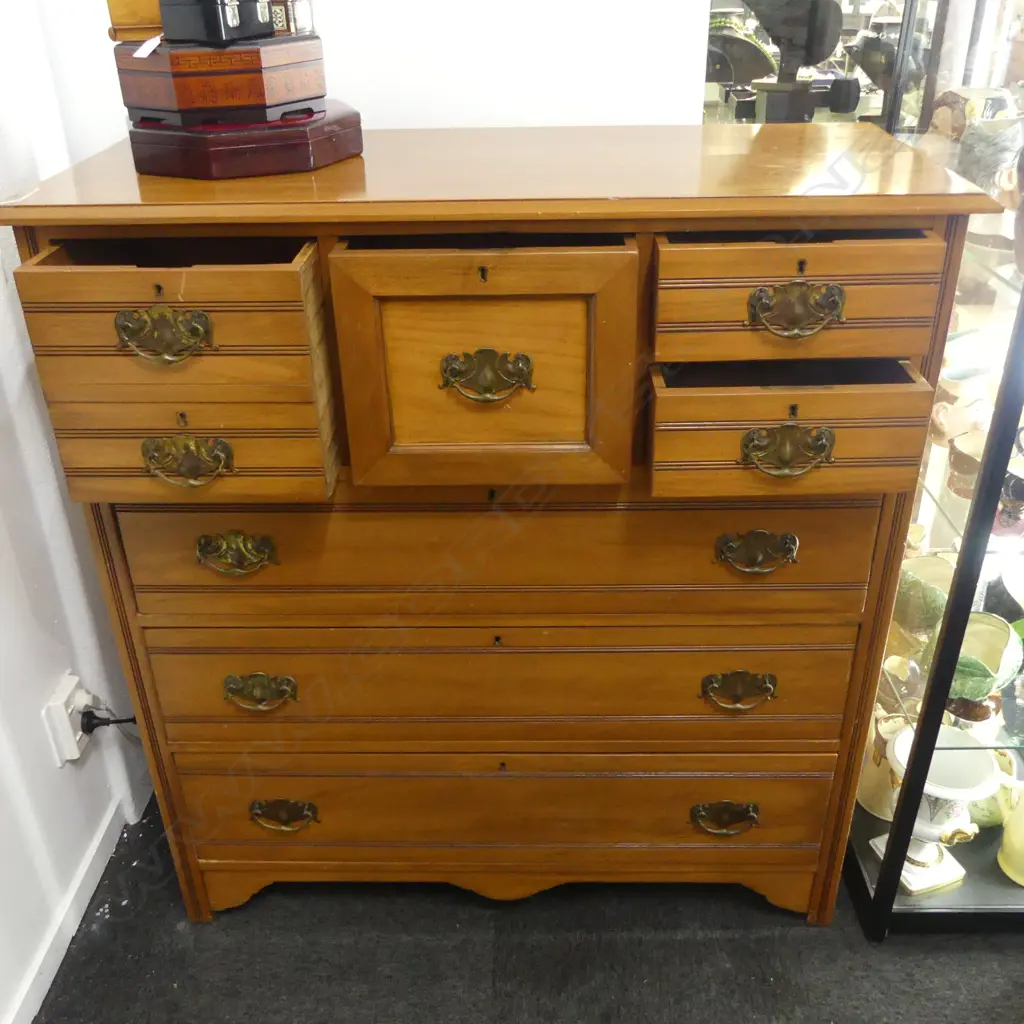 EDWARIAN KAURI SCOTCH CHEST 1140x480x1220mm Image 1++