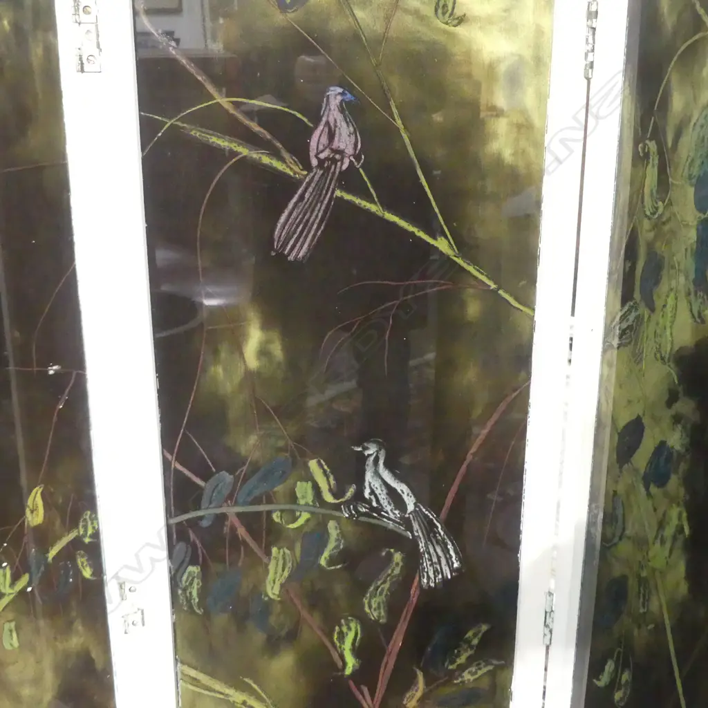 FRENCH 4 PANEL GLASS SCREEN 1365x405mm Image 1++