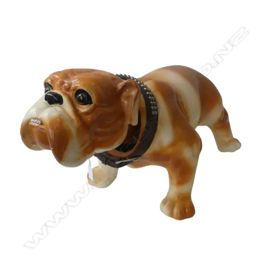 VINTAGE BOBBLE HEAD BULLDOG 'CHIPPER' L.600mm