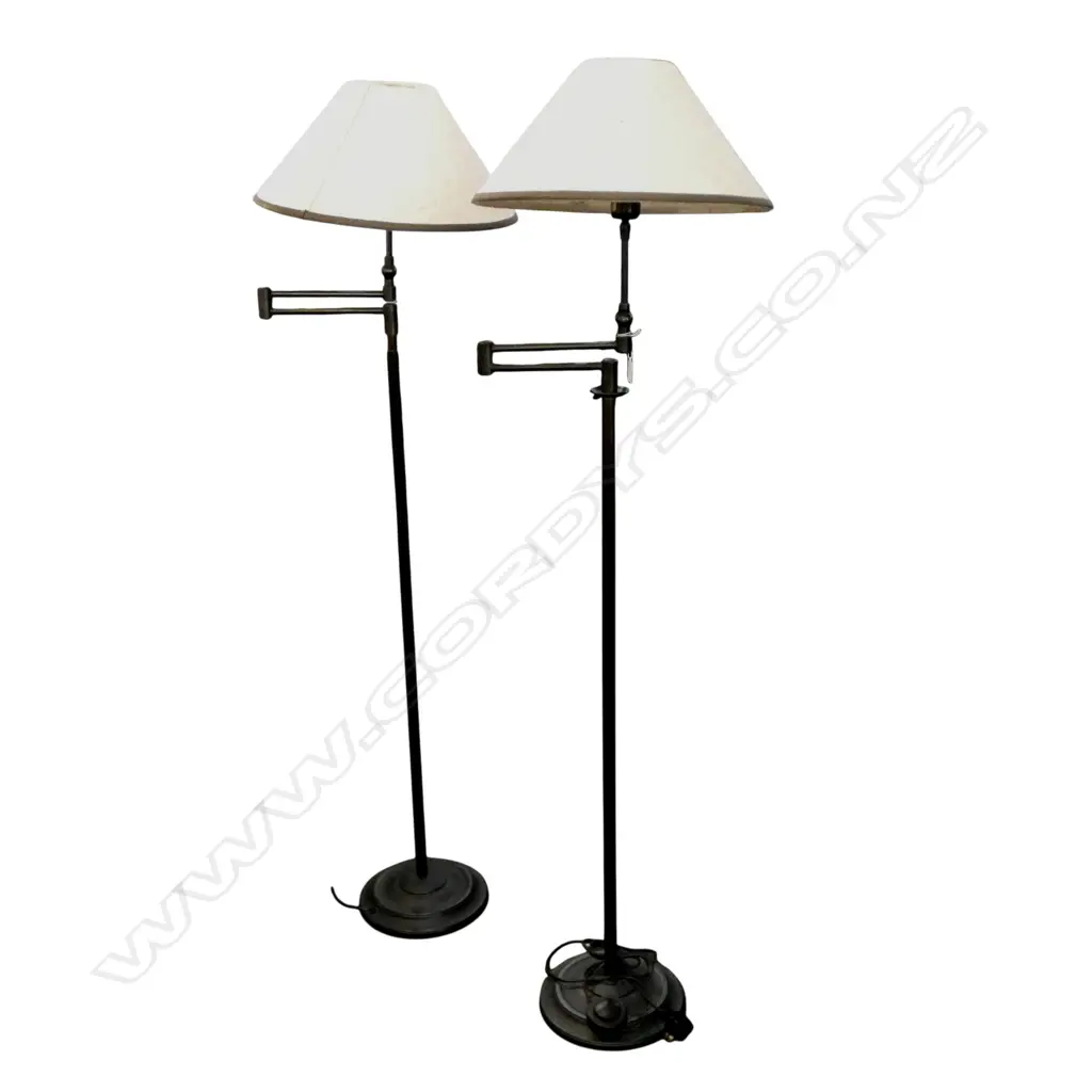 PR METAL SWING ARM STANDARD LAMPS H.1440mm Image 1++