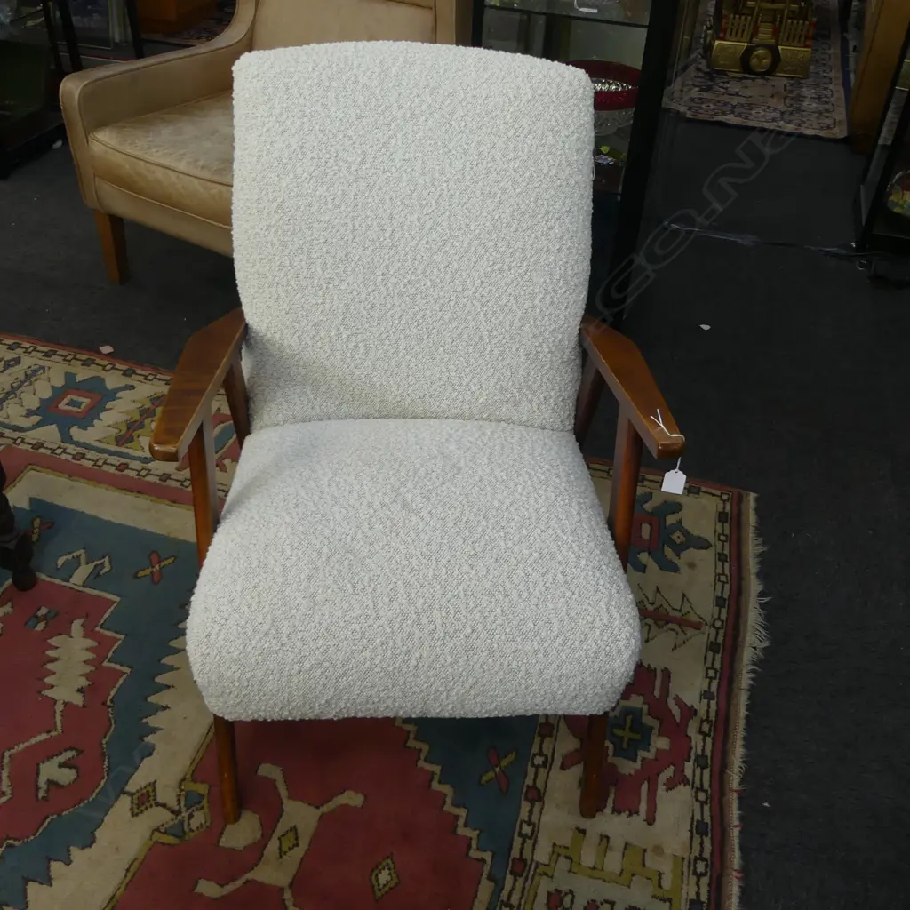 REUPHOLSTERED ARMCHAIR Image 1++