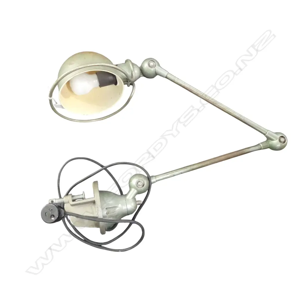 VINTAGE FRENCH JIELDE INDUSTRIAL LIGHT FITTING Image 1++