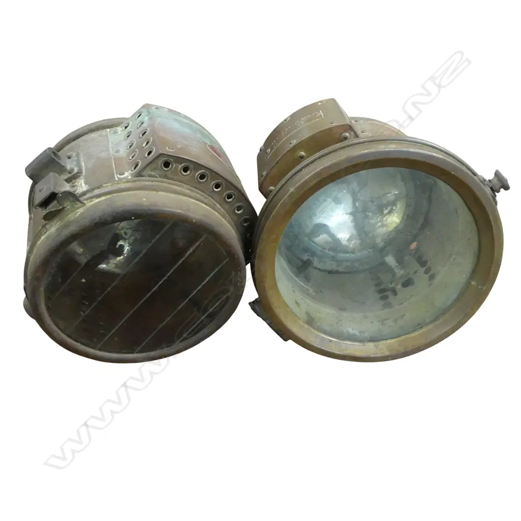 2 SPOTLIGHT HOUSINGS Frankonia & Sprague-Waldo No.37 H.420mm Image 1++