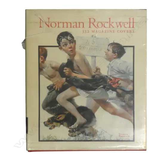 LG ART BOOK; NORMAN ROCKWELL 332 MAGAZINE COVERS H.340mm