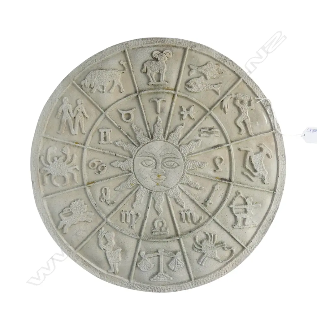 CONCRETE ZODIAC SIGN 380mm dia Image 1++