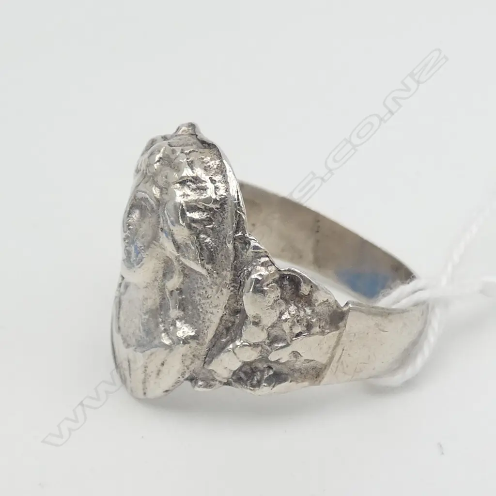 CLASSICAL LADY SILVER RING 10.8GMS size V Image 1++