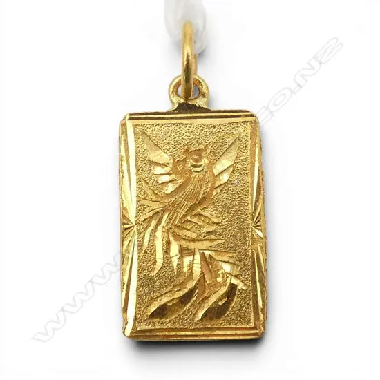 24ct CHINESE PENDANT, 2.33gm